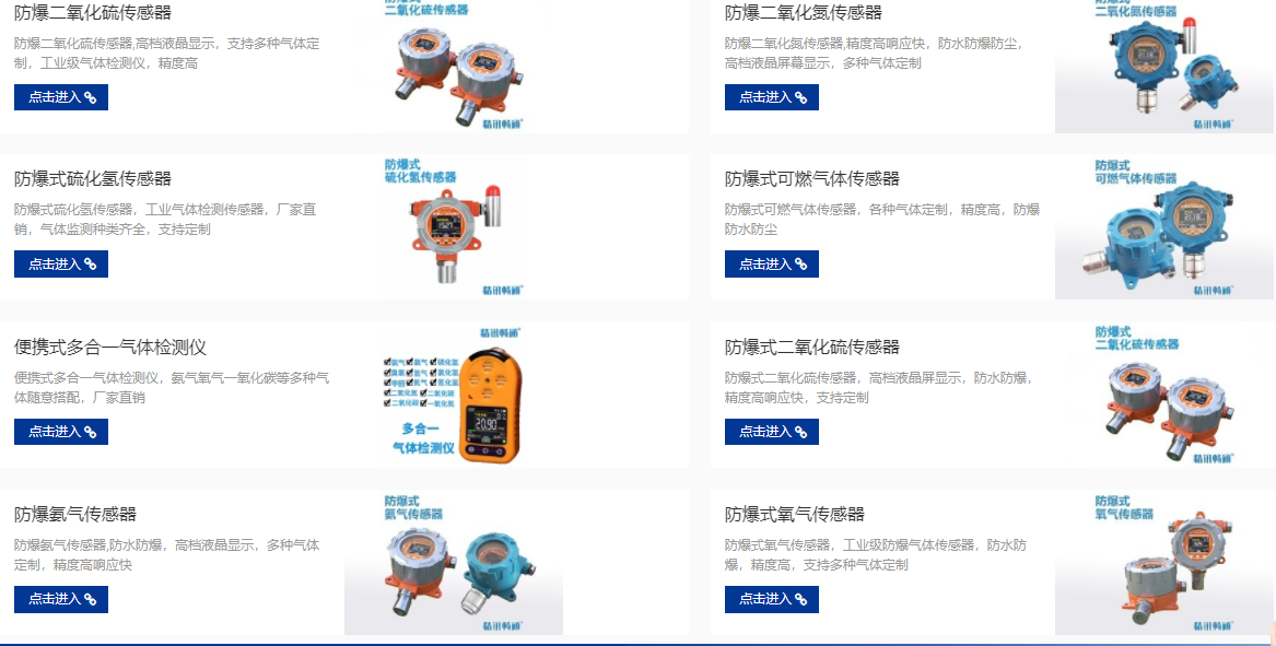 各类气体传感器