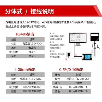 分体式二氧化碳传感器